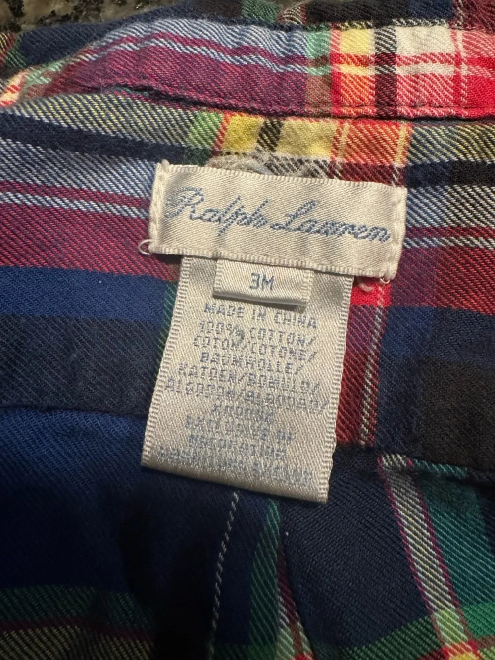 Ralph Lauren Multicolor Plaid Button-Down Shirt for Kids